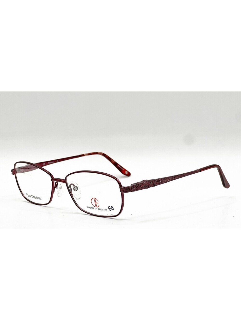 Classique Sec311T Burgundy Authentic Eyeglasses 53-15-135